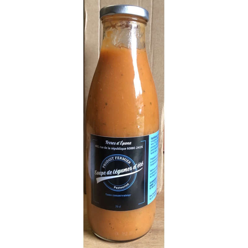 Soupe de légumes d'été
