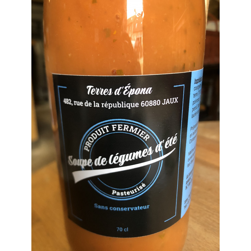 Soupe de légumes d'été